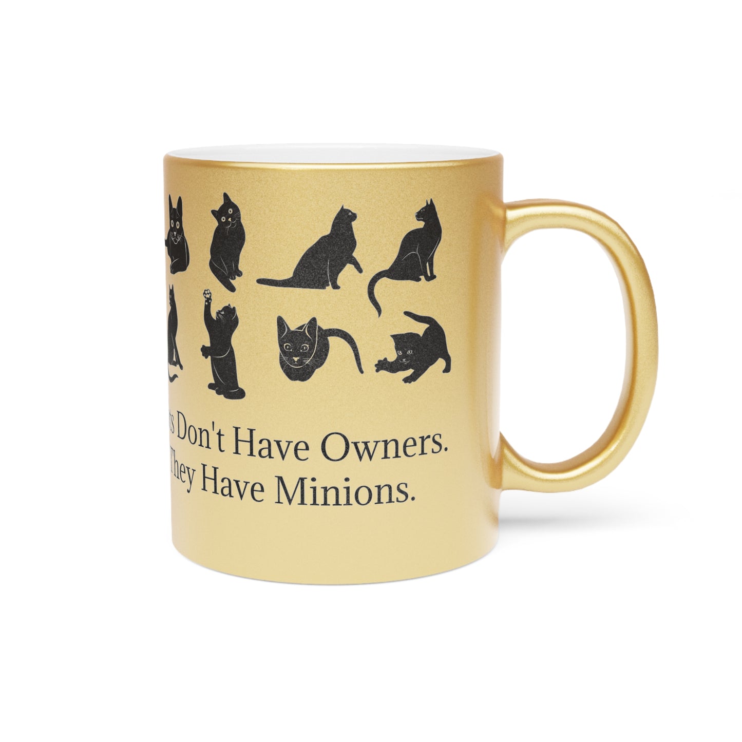 Cat Minions Metallic Coffee Mug