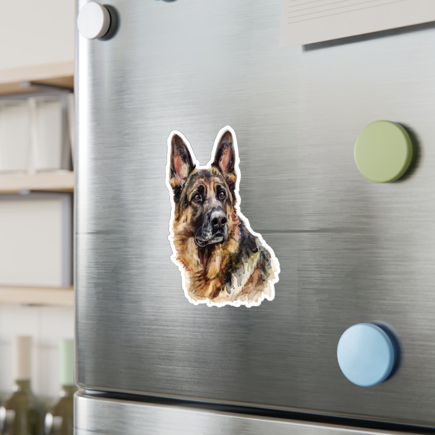 German Shepherd Head Vinyl Decal