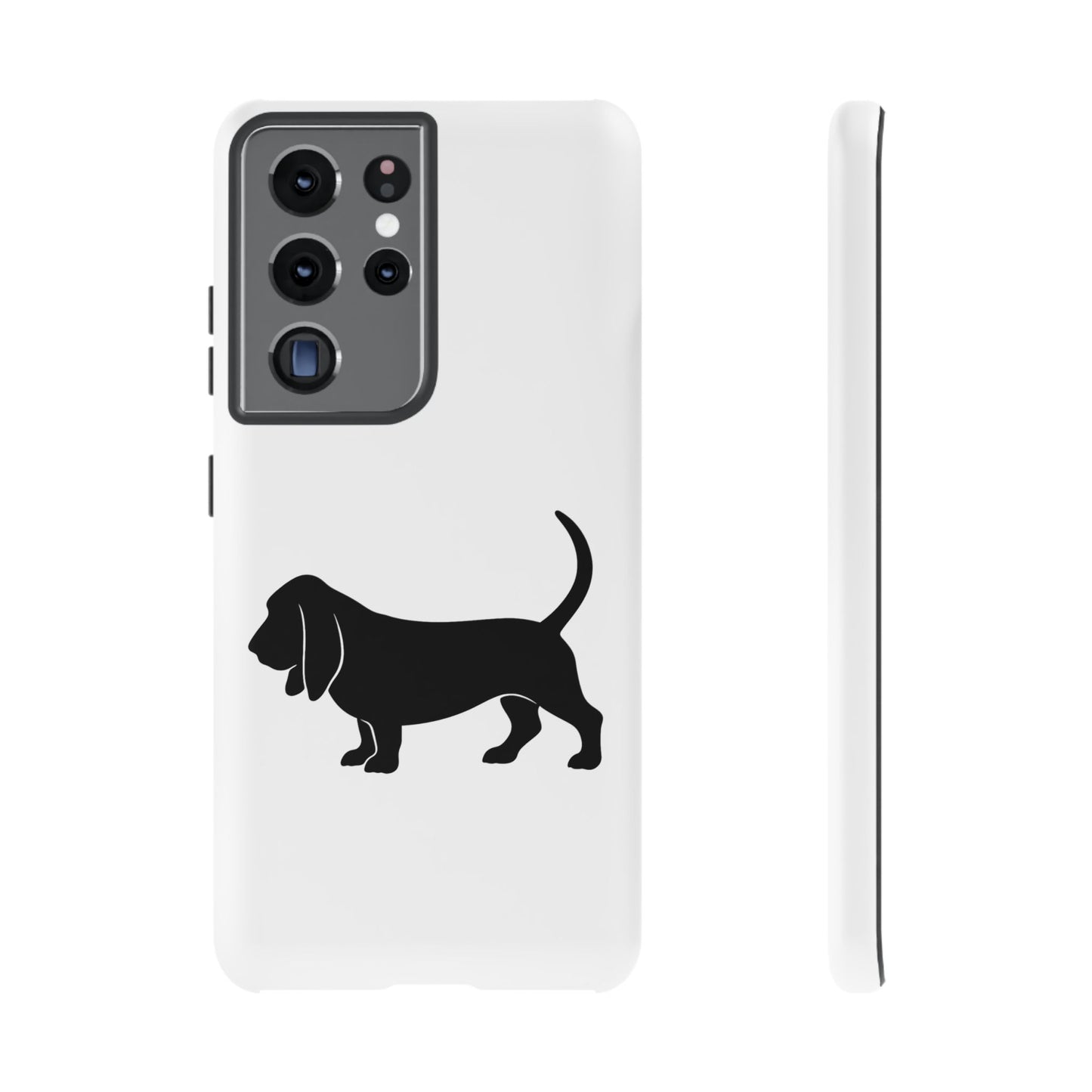 Basset Hound Silhouette Samsung Case