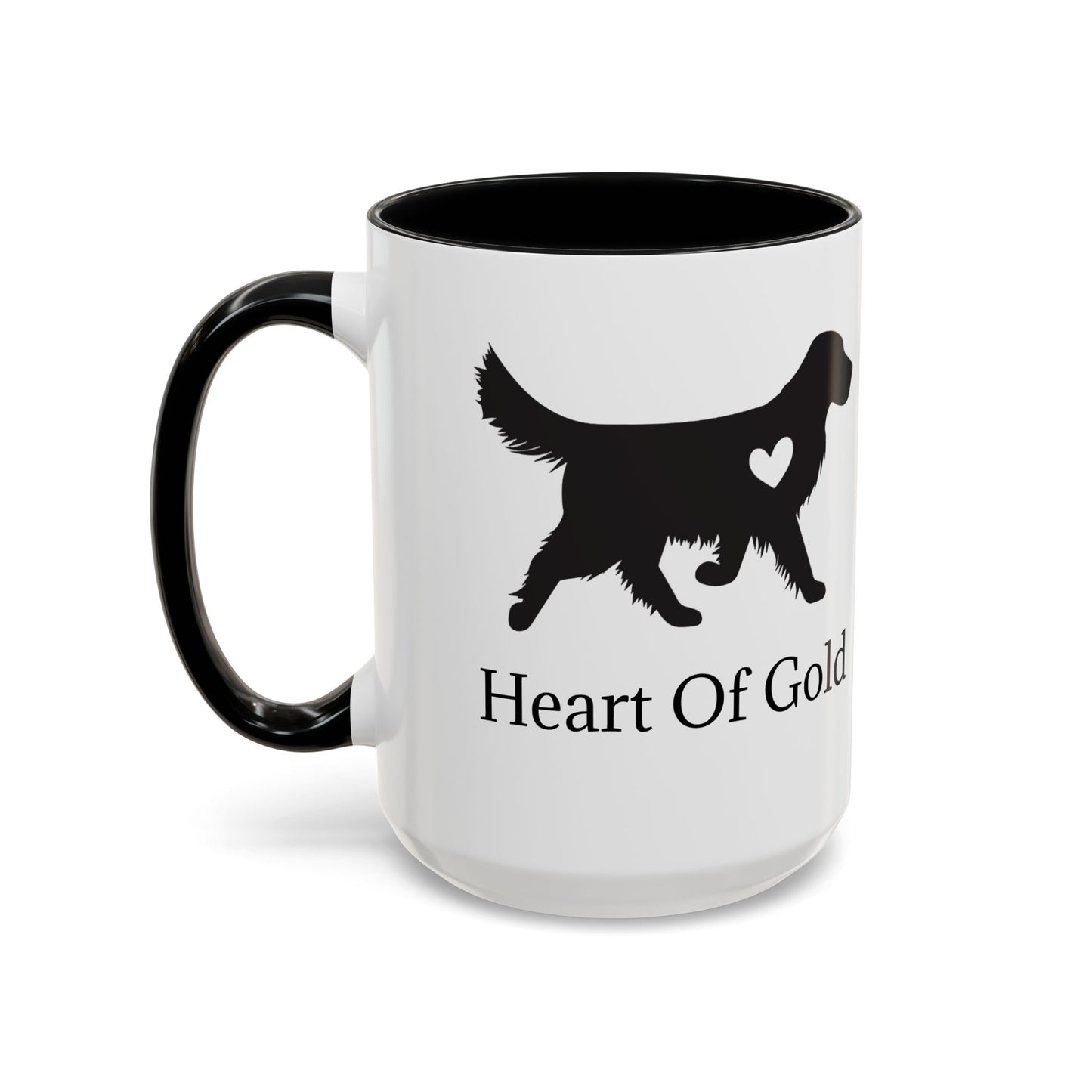 Heart Of Gold 2-Tone Coffee Mug