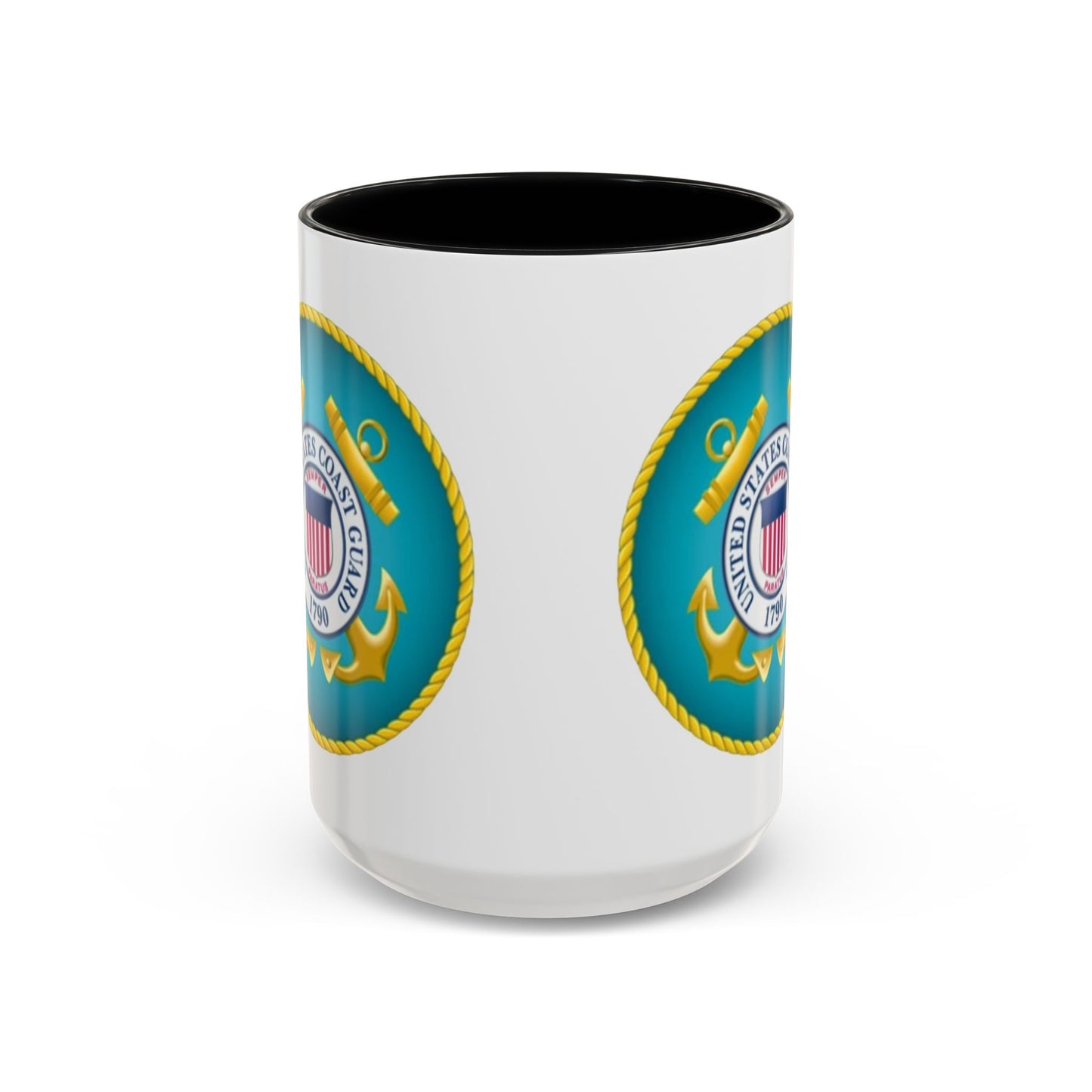 US Coast Guard 2-Tone Coffee Mug