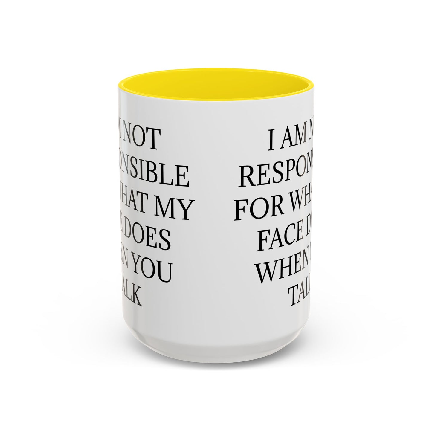 When You Talk 2-Tone Coffee Mug
