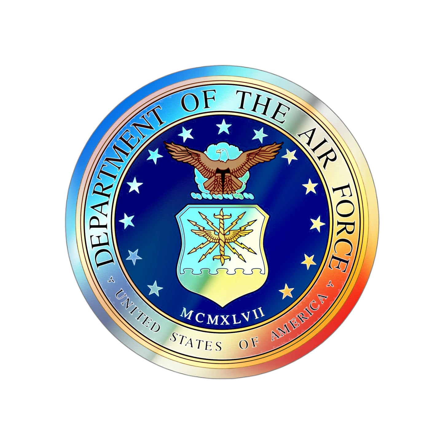 US Air Force Holographic Sticker