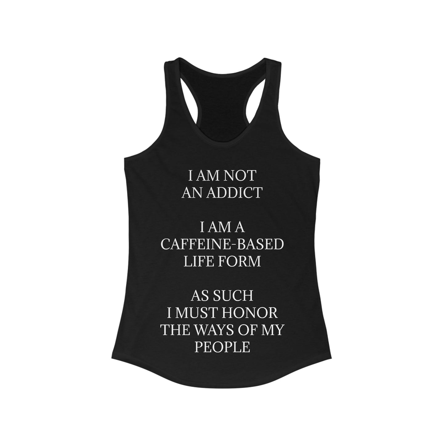 Not An Addict Women's Racerback Tank