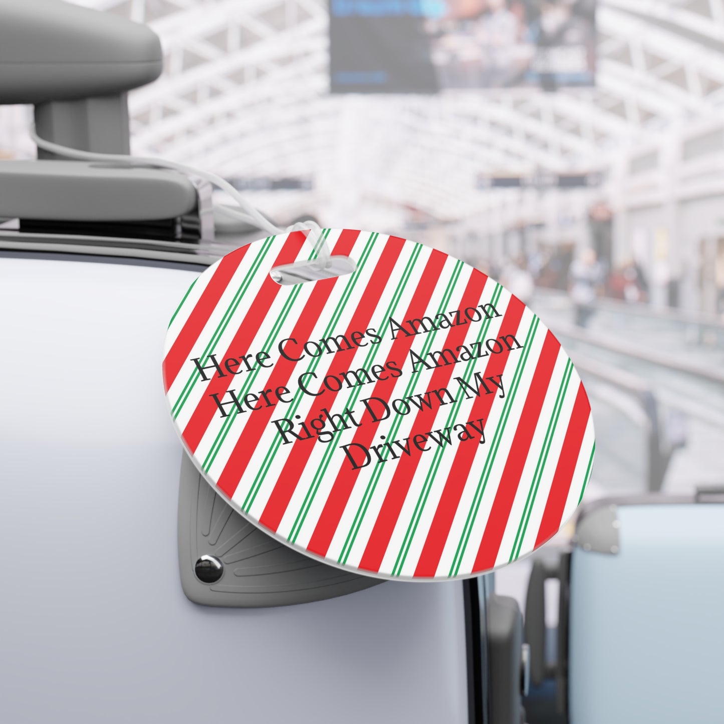 Here Comes Amazon Luggage Tag