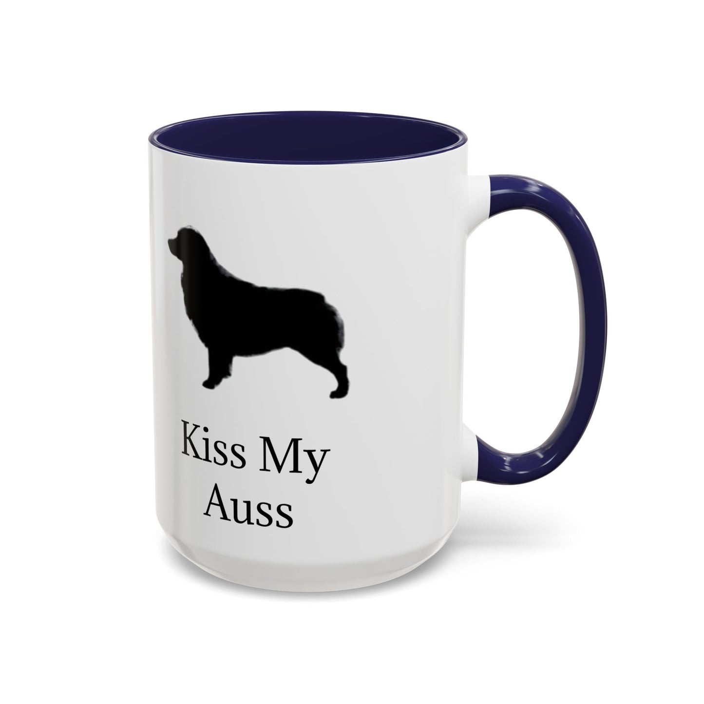 Kiss My Auss 2-Tone Coffee Mug