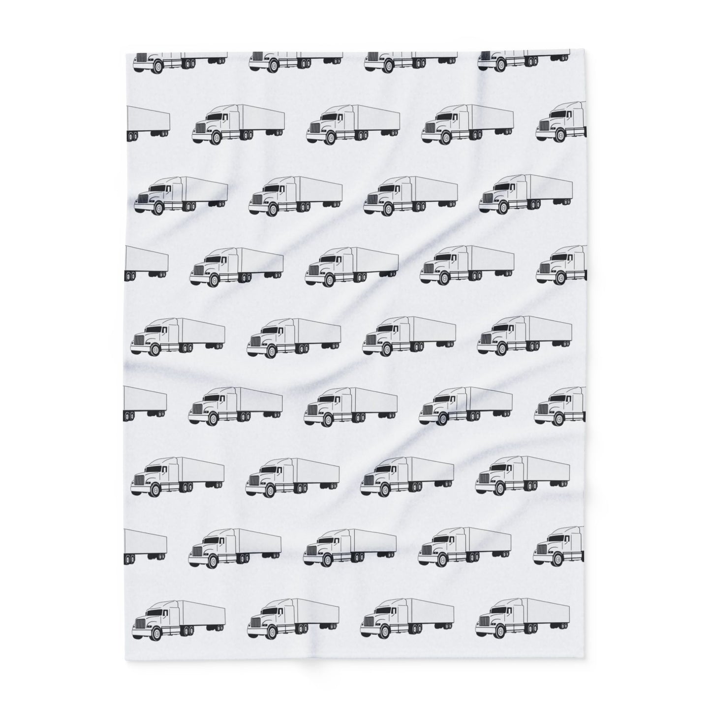 Semi Truck Arctic Fleece Blanket