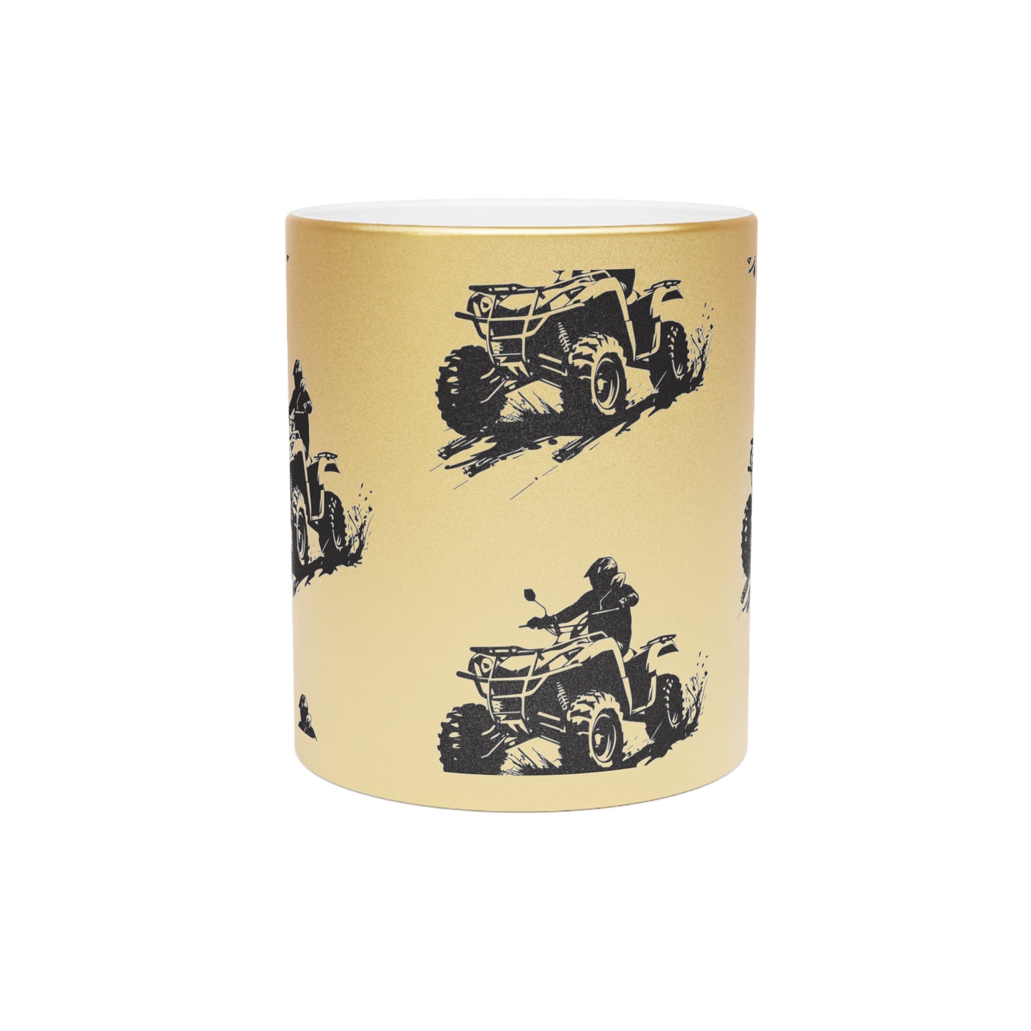 Slingin' Mud Quad Metallic Coffee Mug