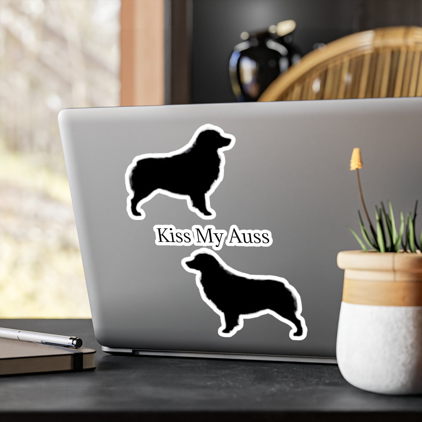 Kiss My Auss Vinyl Decal
