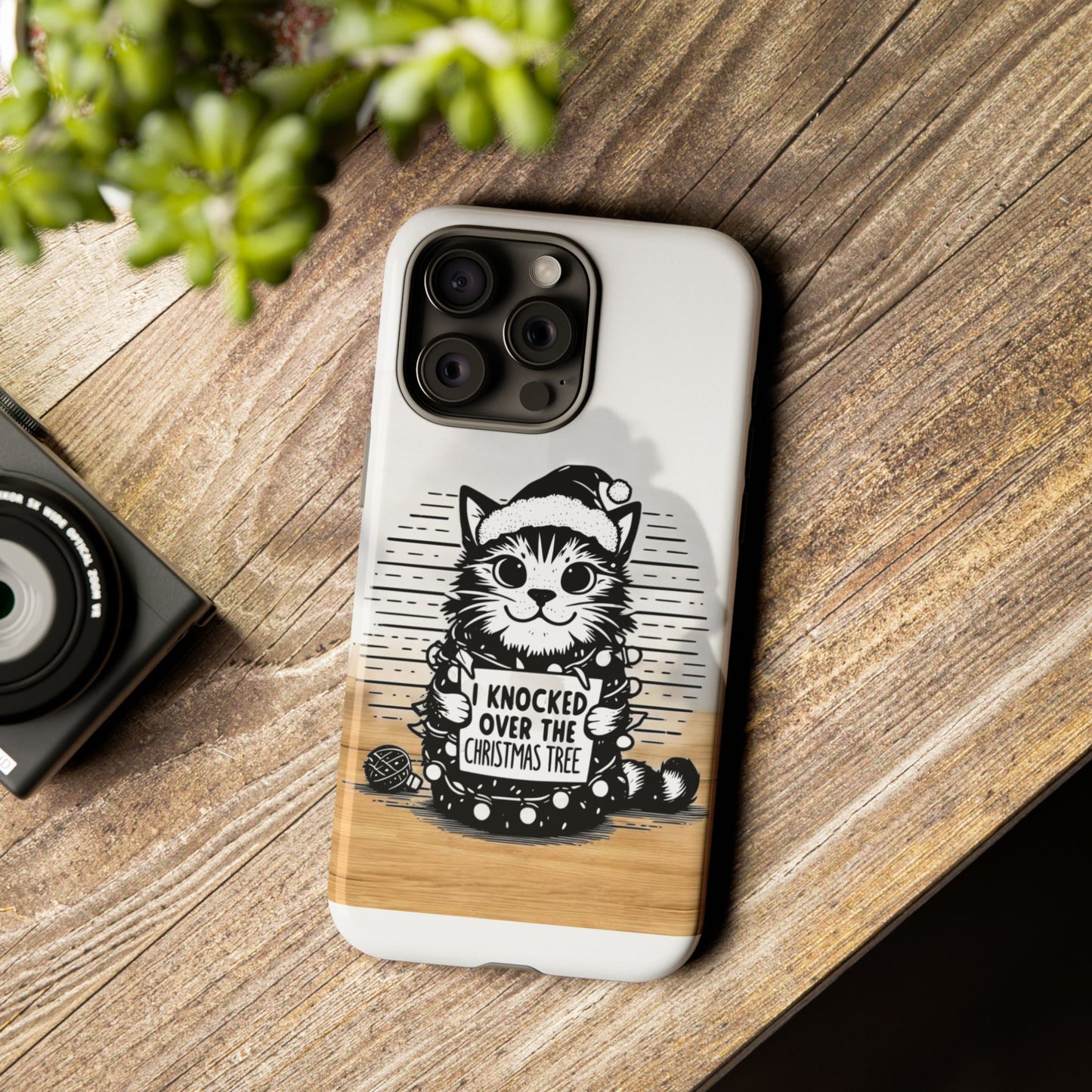 Naughty Cat iPhone Case
