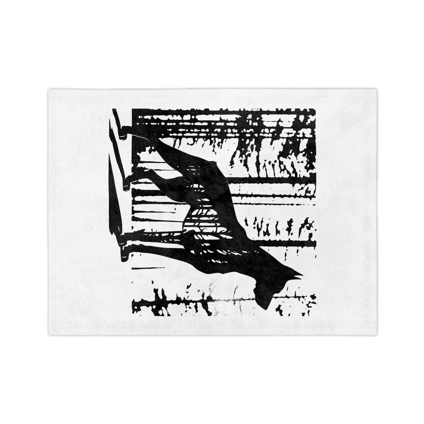 Guardian Of The Forest Velveteen Microfiber Blanket