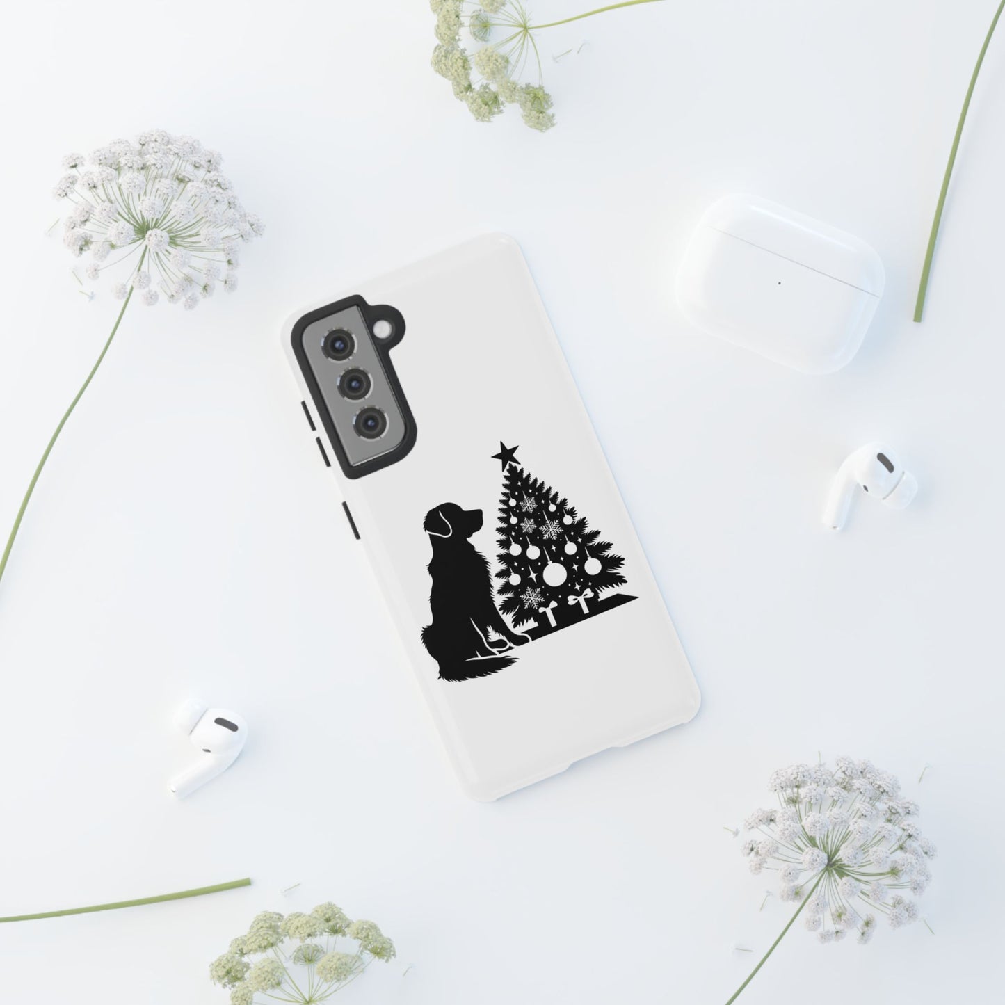 Golden Christmas Tree Samsung Case