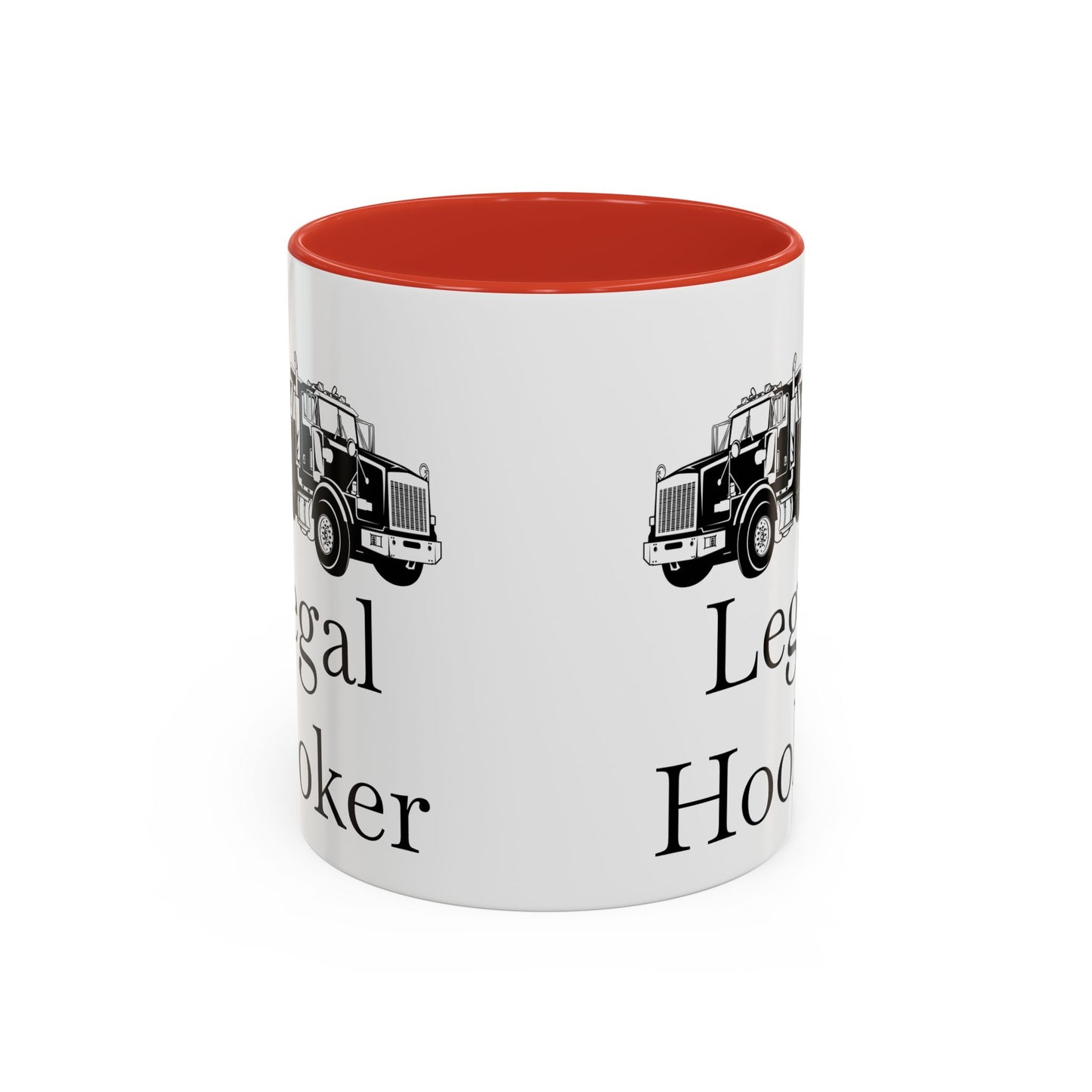 Legal H**ker Heavy Tow Truck 2-Tone Coffee Mug