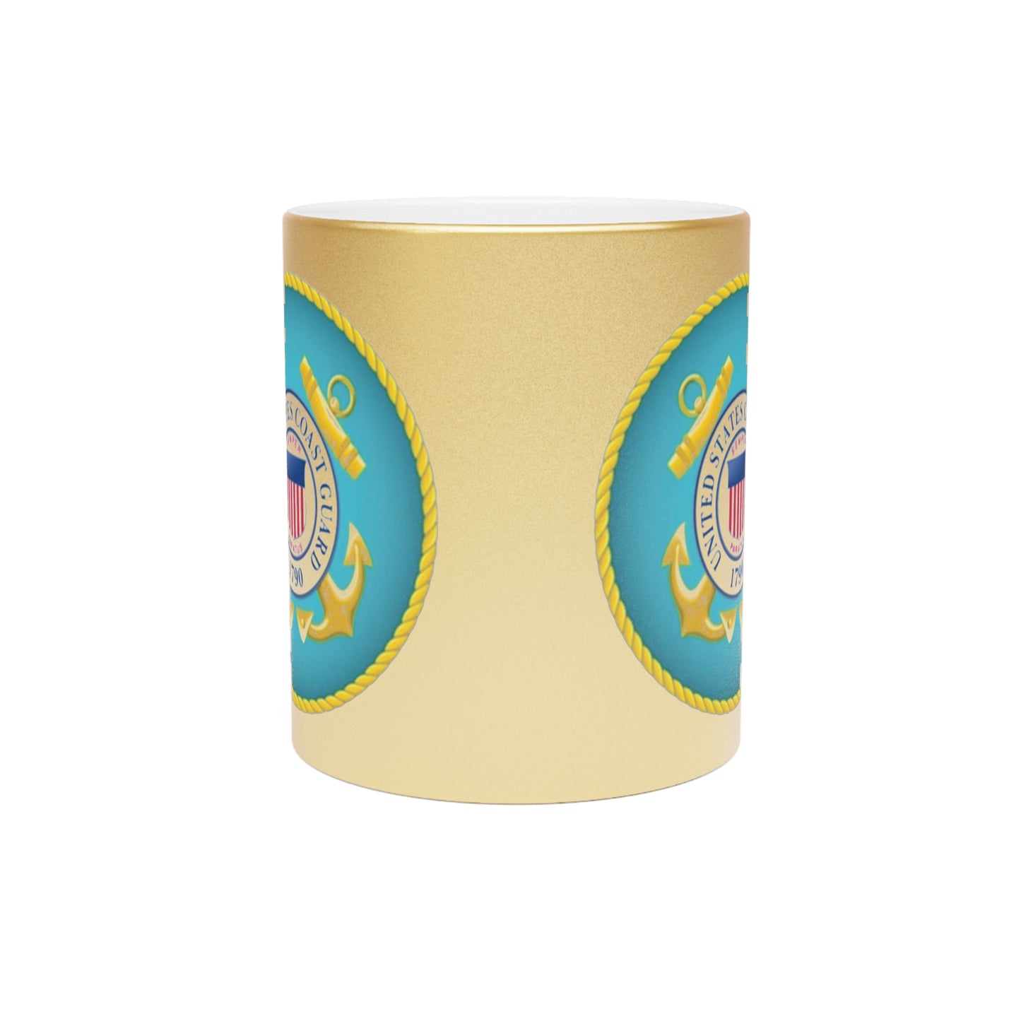 US Coast Guard Metallic Coffee Mug