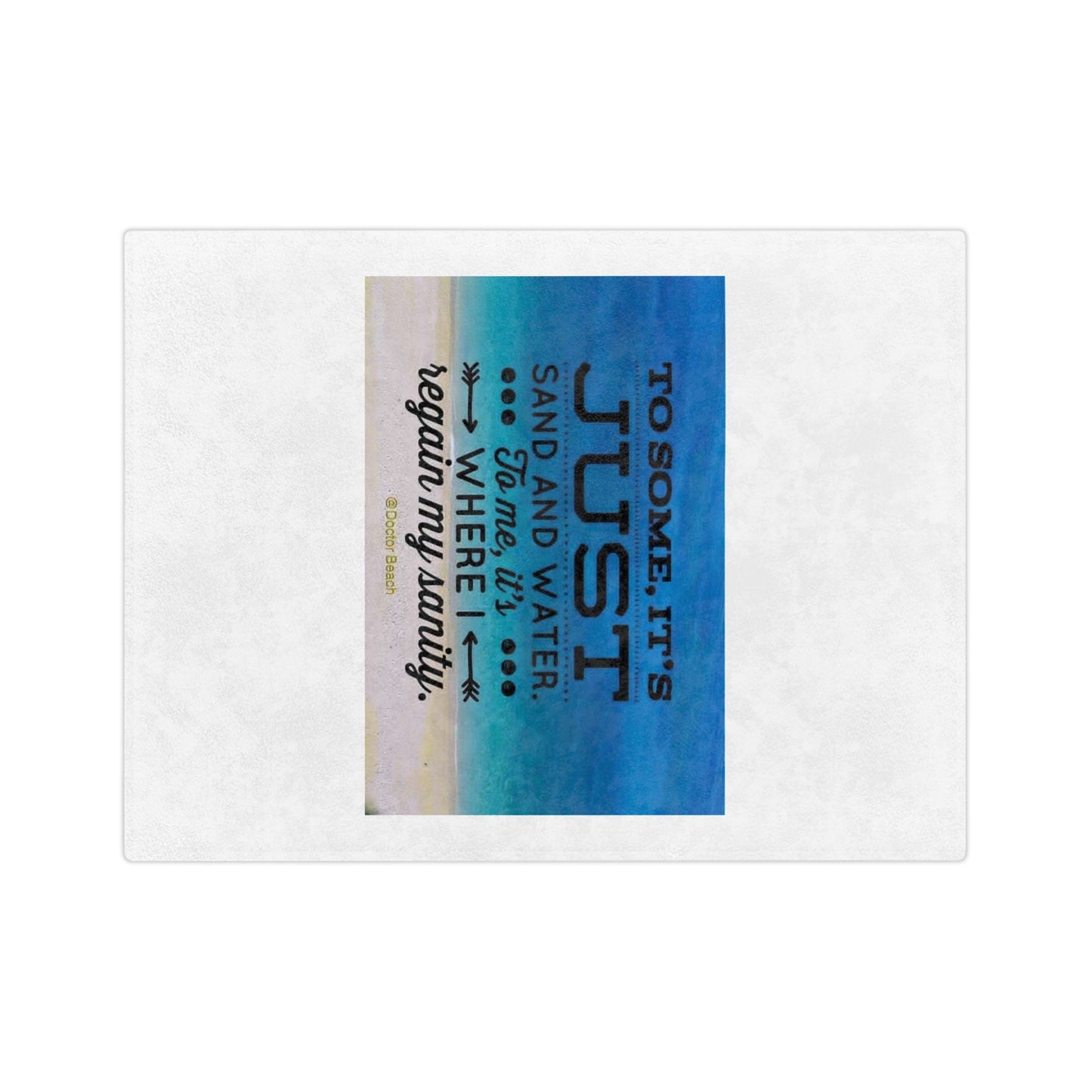 Dr. Beach Velveteen Microfiber Blanket
