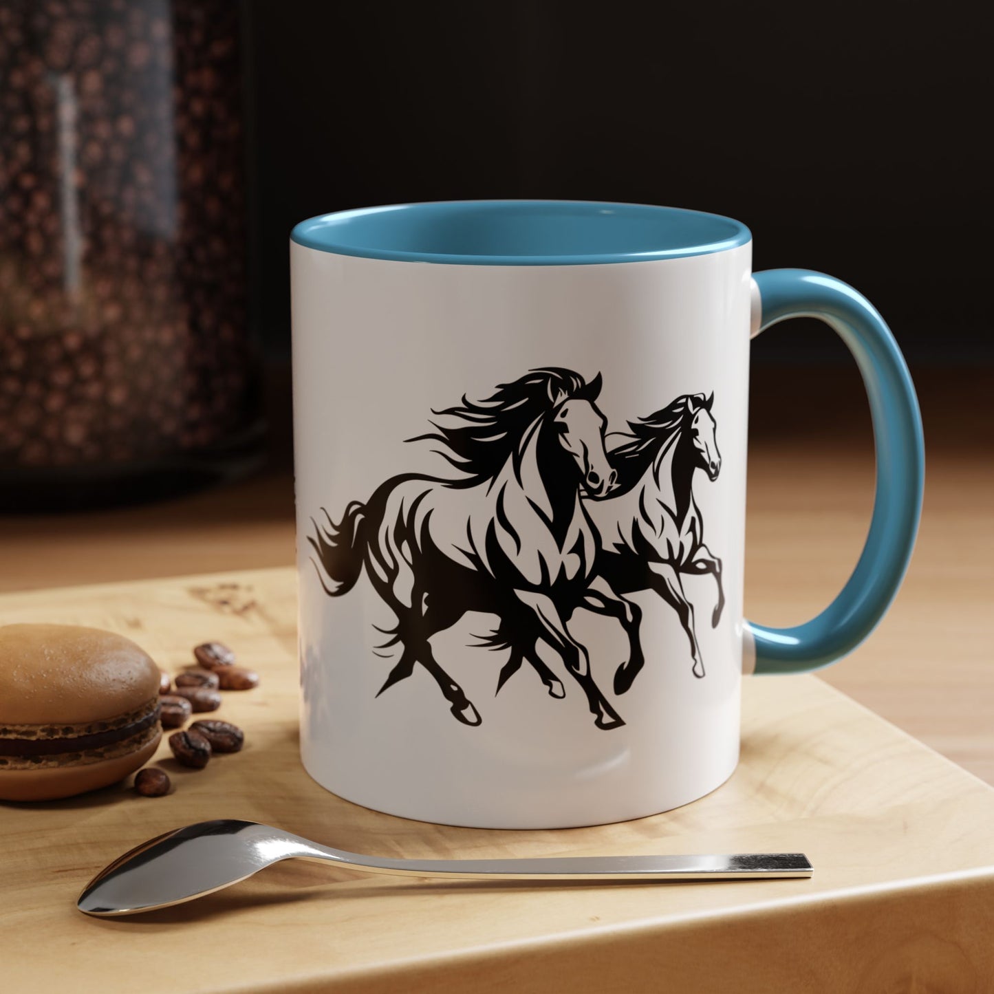 Horsin' Around 2-Tone Coffee Mug
