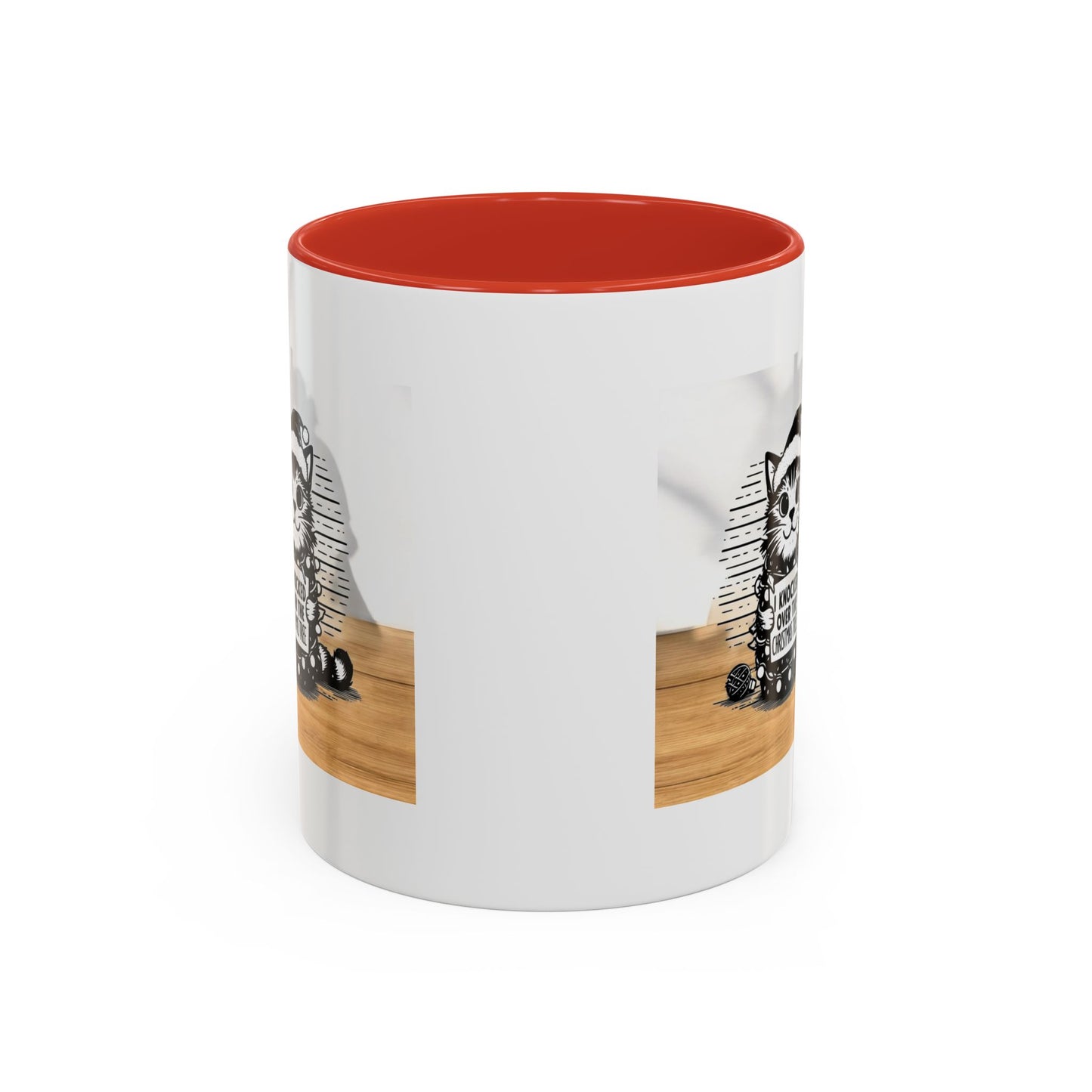 Naughty Cat 2-Tone Coffee Mug