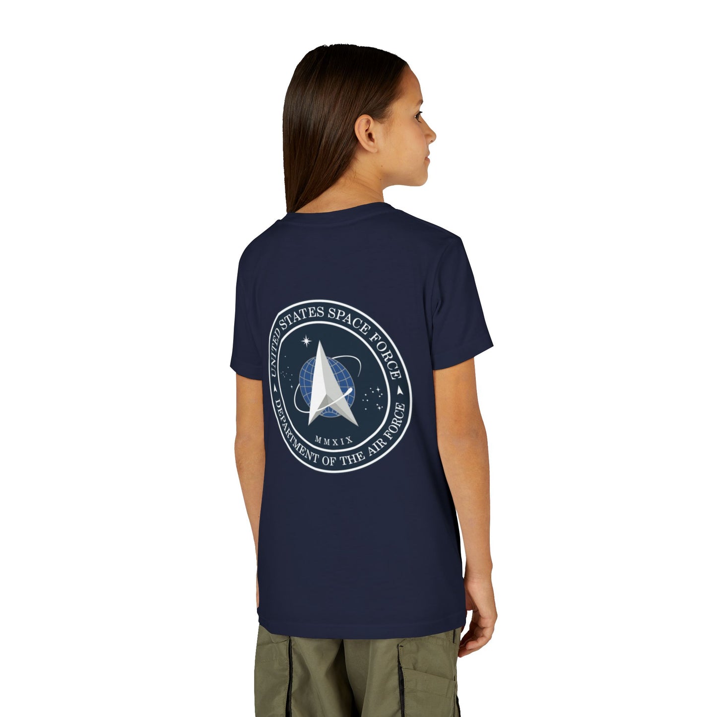US Space Force Youth Unisex Short Sleeve Crewneck Tee