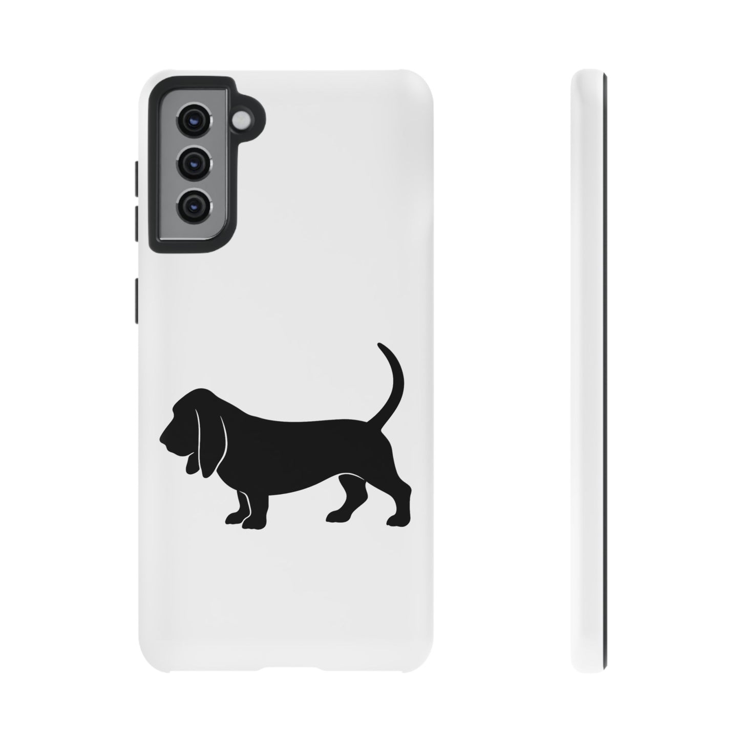 Basset Hound Silhouette Samsung Case