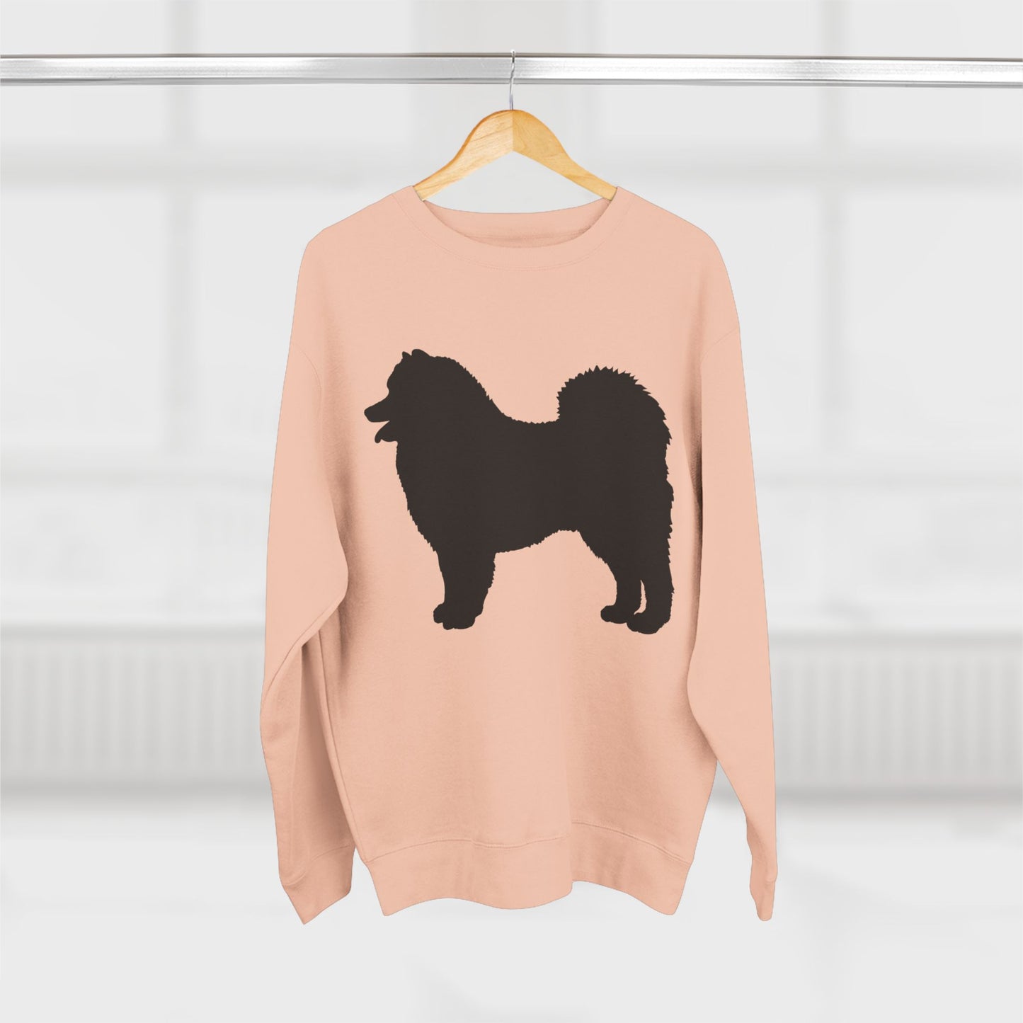 Samoyed Silhouette Unisex Crewneck Sweatshirt