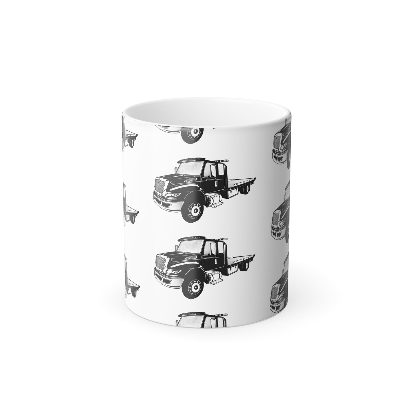Flatbed Tow Truck Color Changing Mug