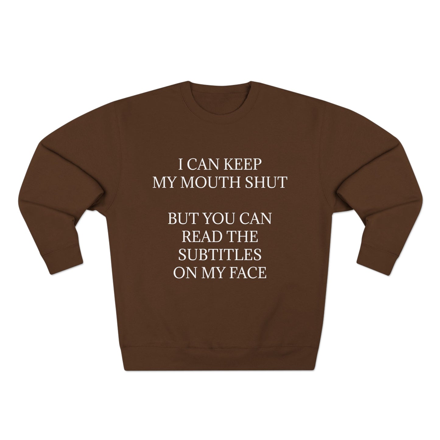 Subtitles Unisex Crewneck Sweatshirt