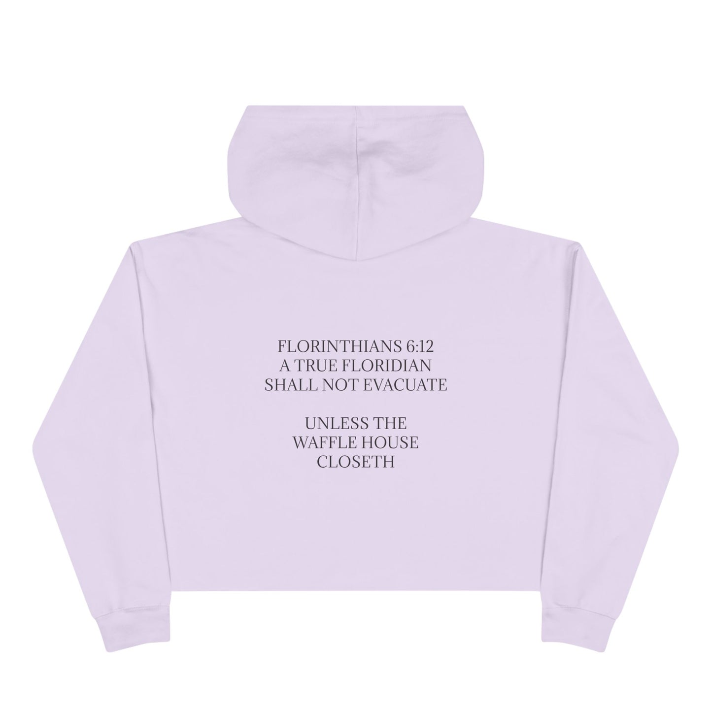Florinthians 6:12 Women's Crop Hoodie