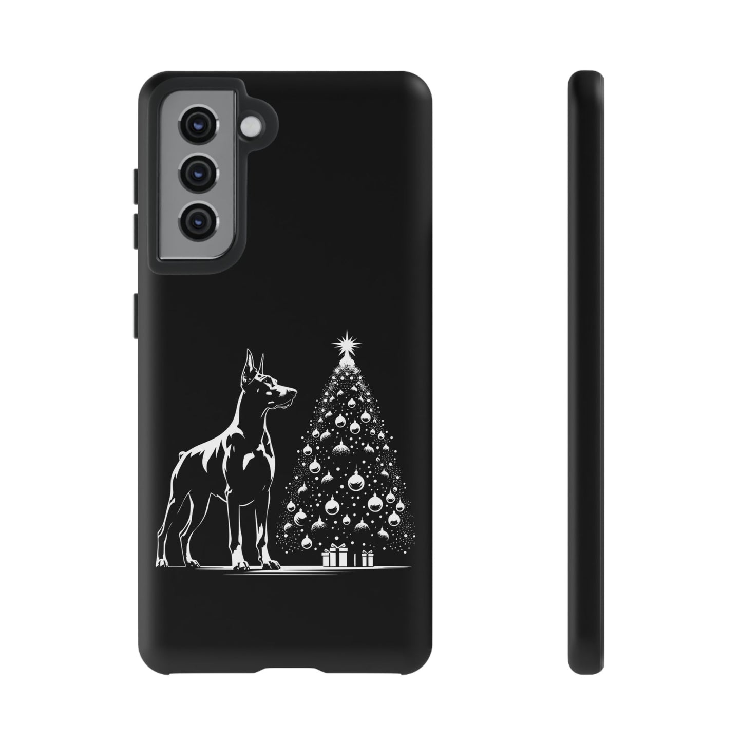 Doberman Christmas Tree Samsung Case