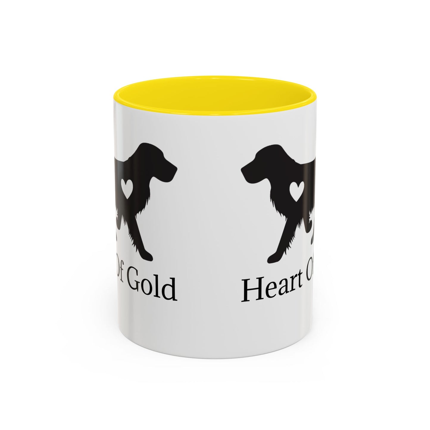 Heart Of Gold 2-Tone Coffee Mug