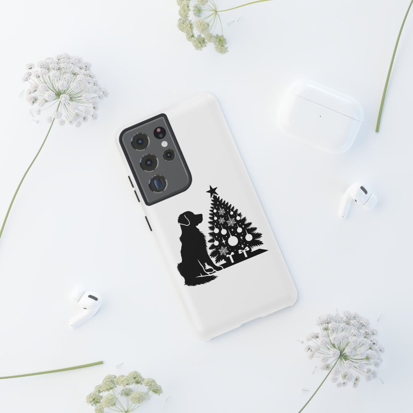 Golden Christmas Tree Samsung Case