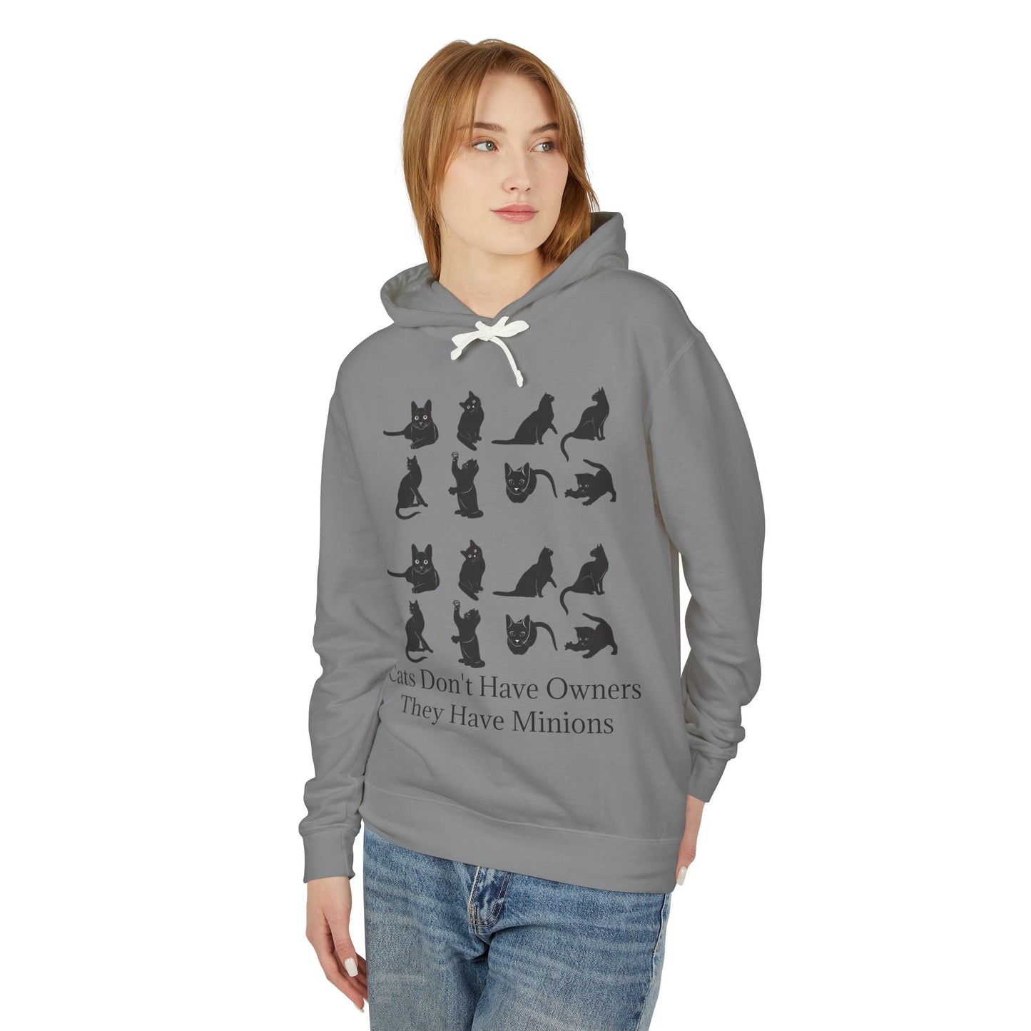 Cat Minions Unisex Lightweight Hoodie