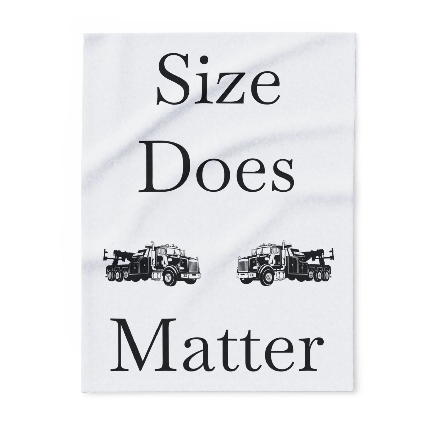 Size Does Matter Arctic Fleece Blanket