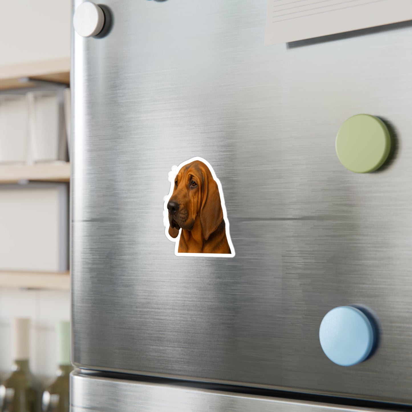 Bloodhound Head Vinyl Decal