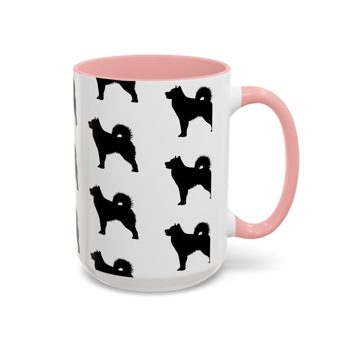 Malamute Silhouette 2-Tone Coffee Mug