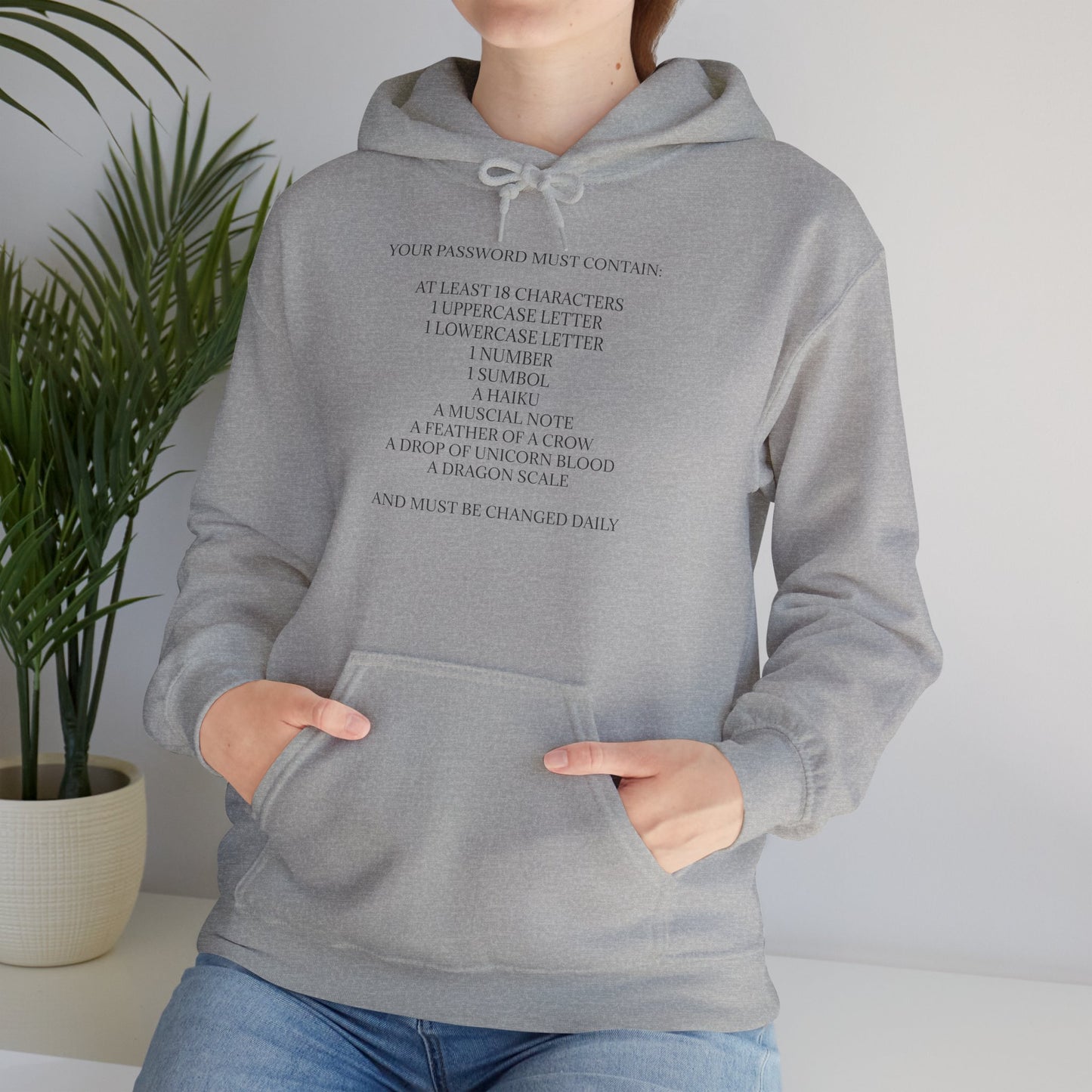 Password Unisex Hoodie
