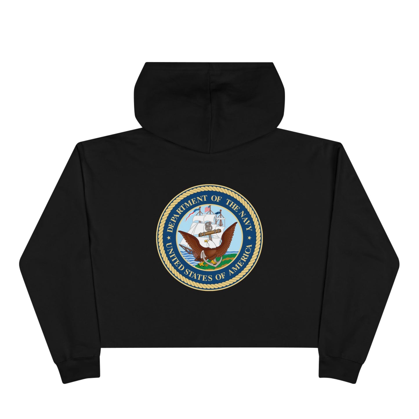 US Navy Women's Crop Hoodie
