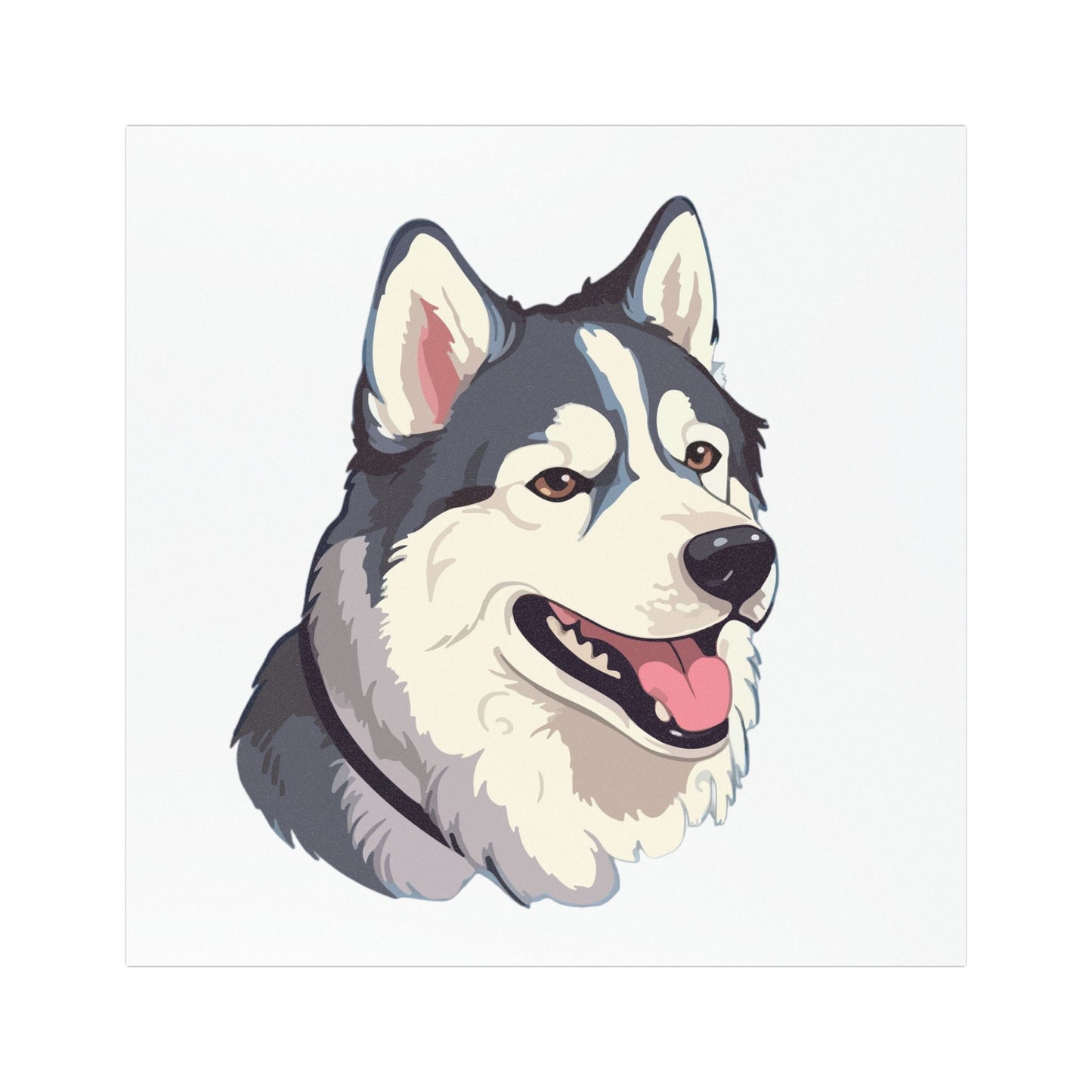 Malamute Head Indoor/Outdoor Magnet