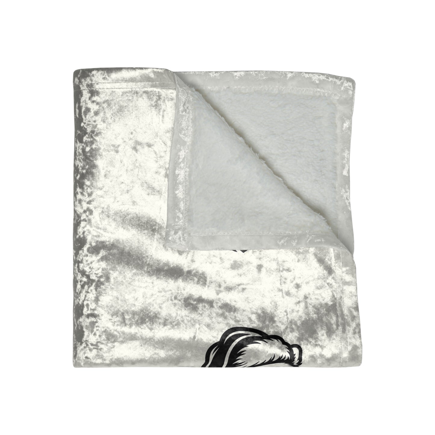 Santa Paws Samoyed Crushed Velvet Blanket