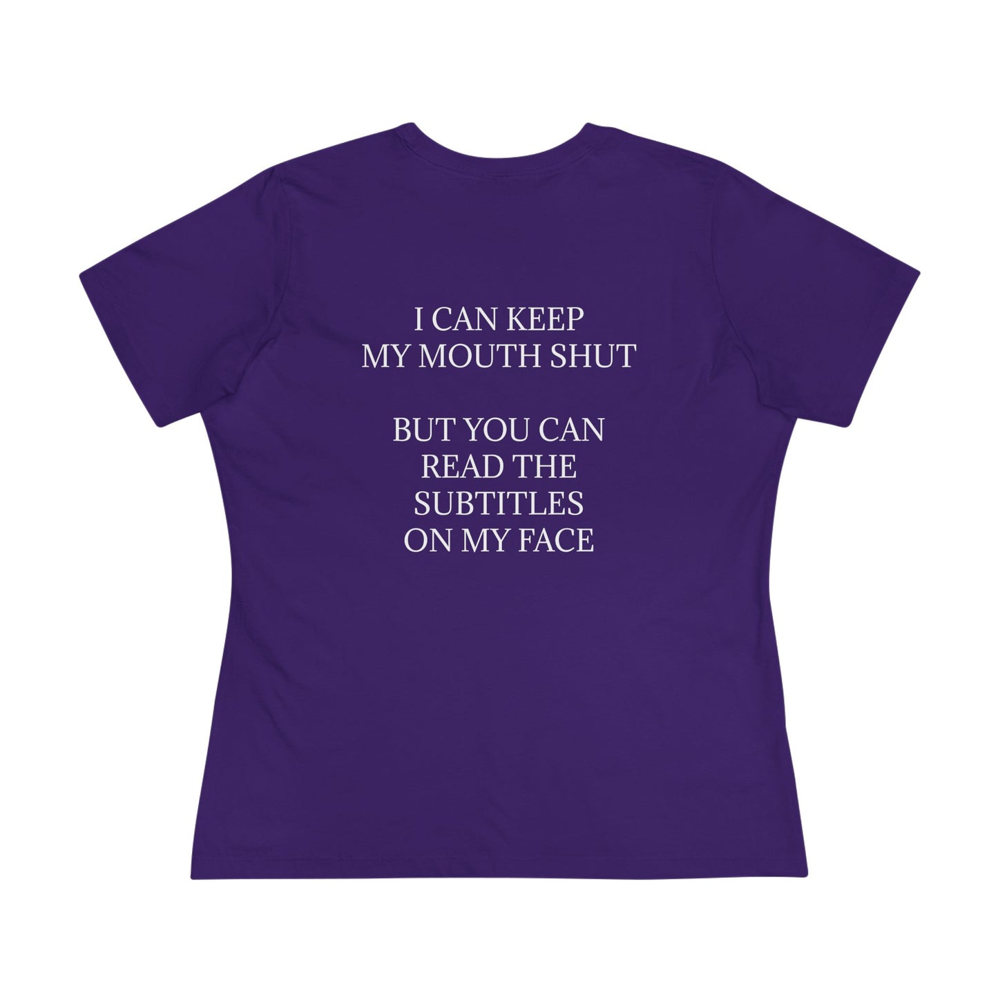 Subtitles Women's Short Sleeve Crewneck Tee