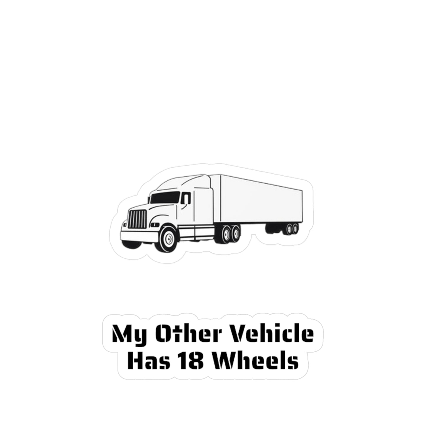 18 Wheels Vinyl Decal