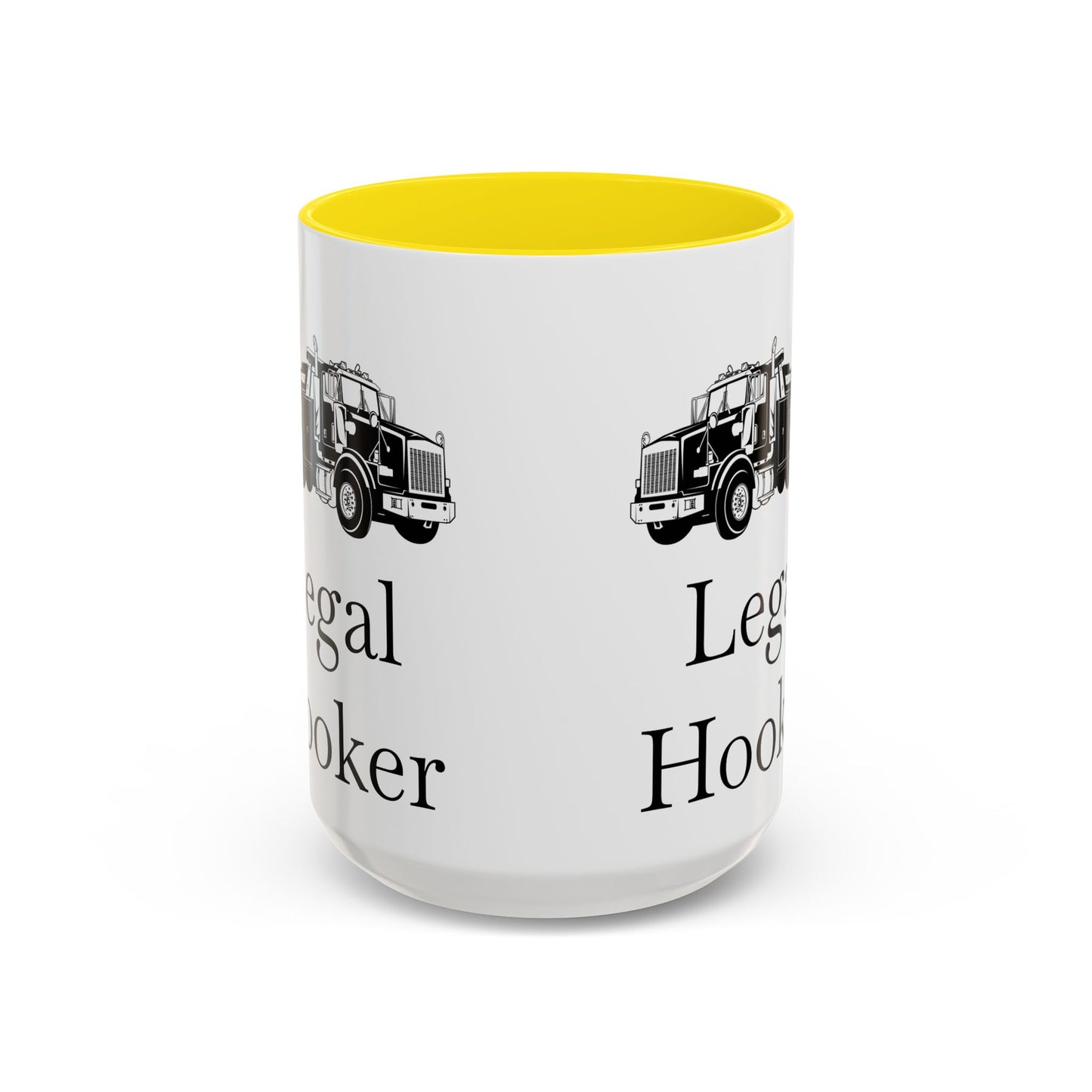 Legal H**ker Heavy Tow Truck 2-Tone Coffee Mug