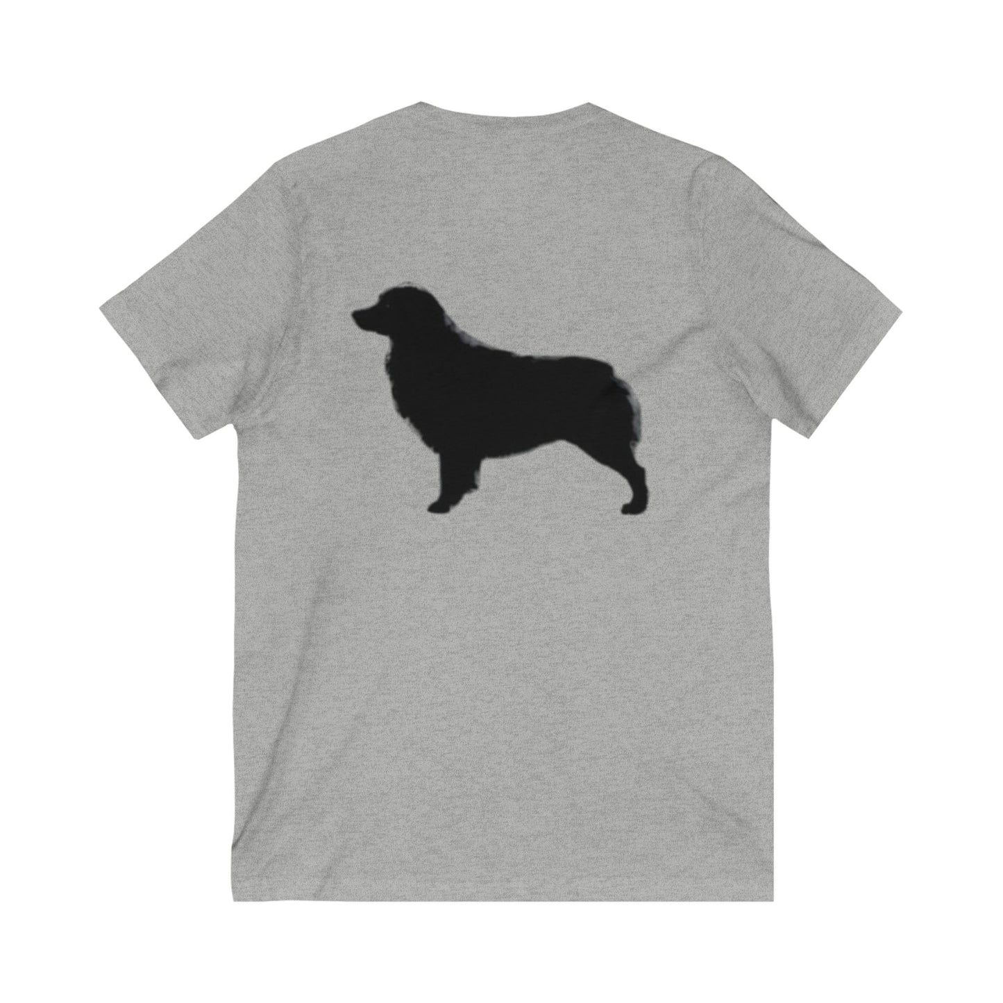 Aussie Silhouette Unisex Short Sleeve V-Neck Tee