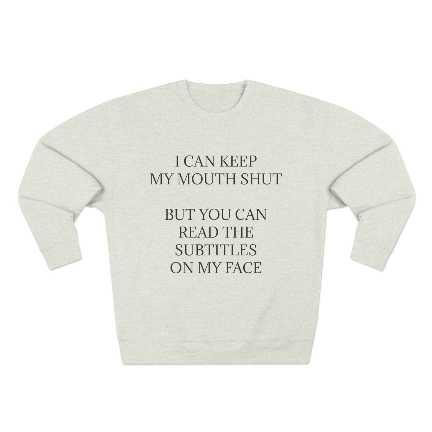 Subtitles Unisex Crewneck Sweatshirt