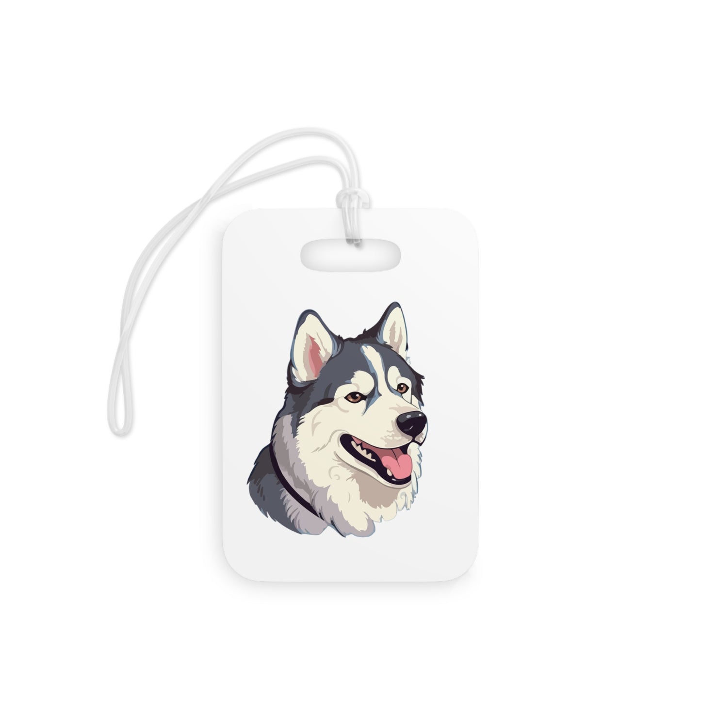 Malamute Head Luggage Tag