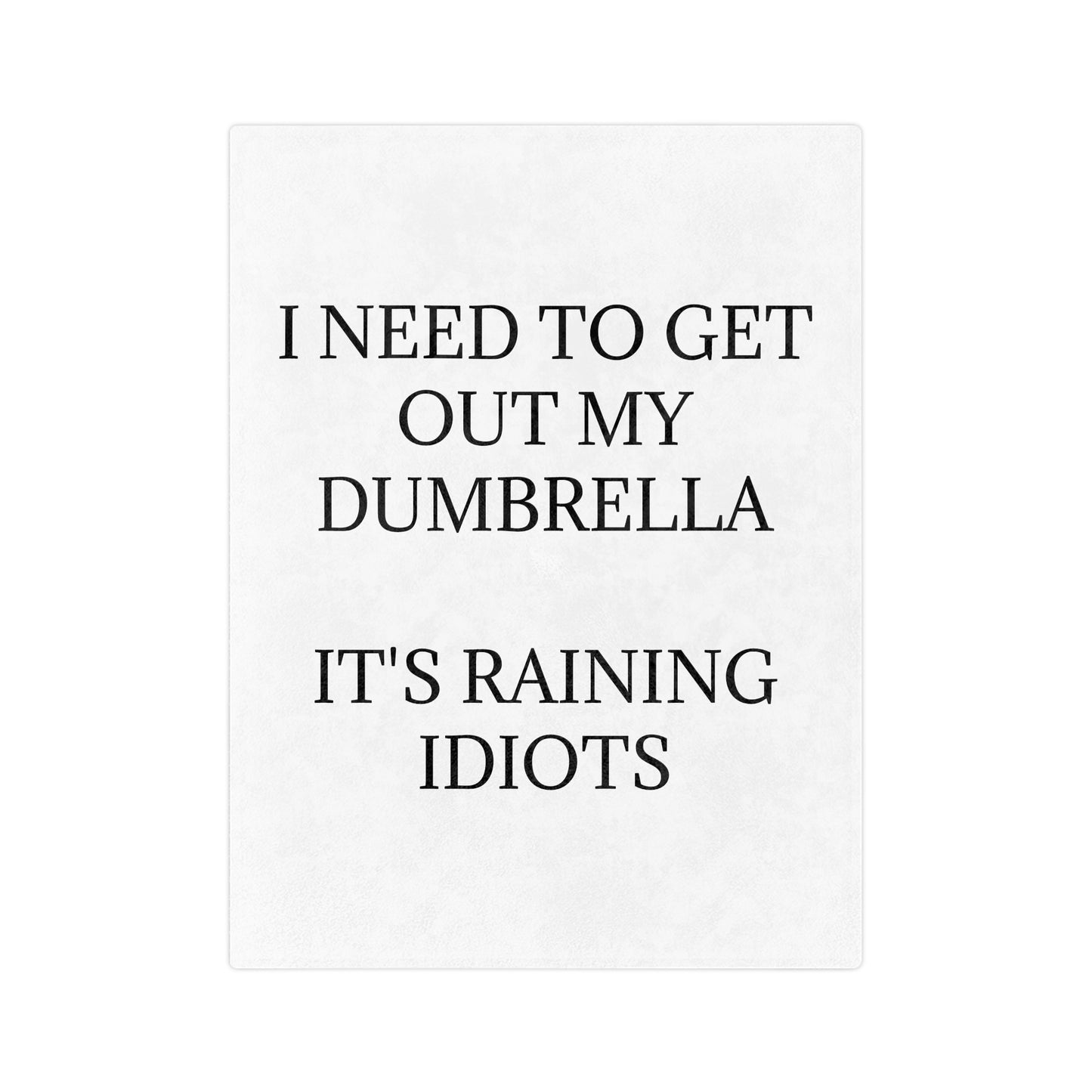 Dumbrella Velveteen Microfiber Blanket