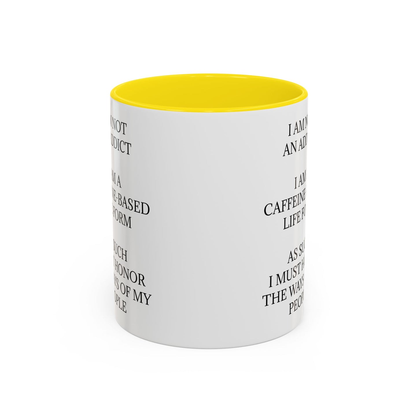 Not An Addict 2-Tone Coffee Mug
