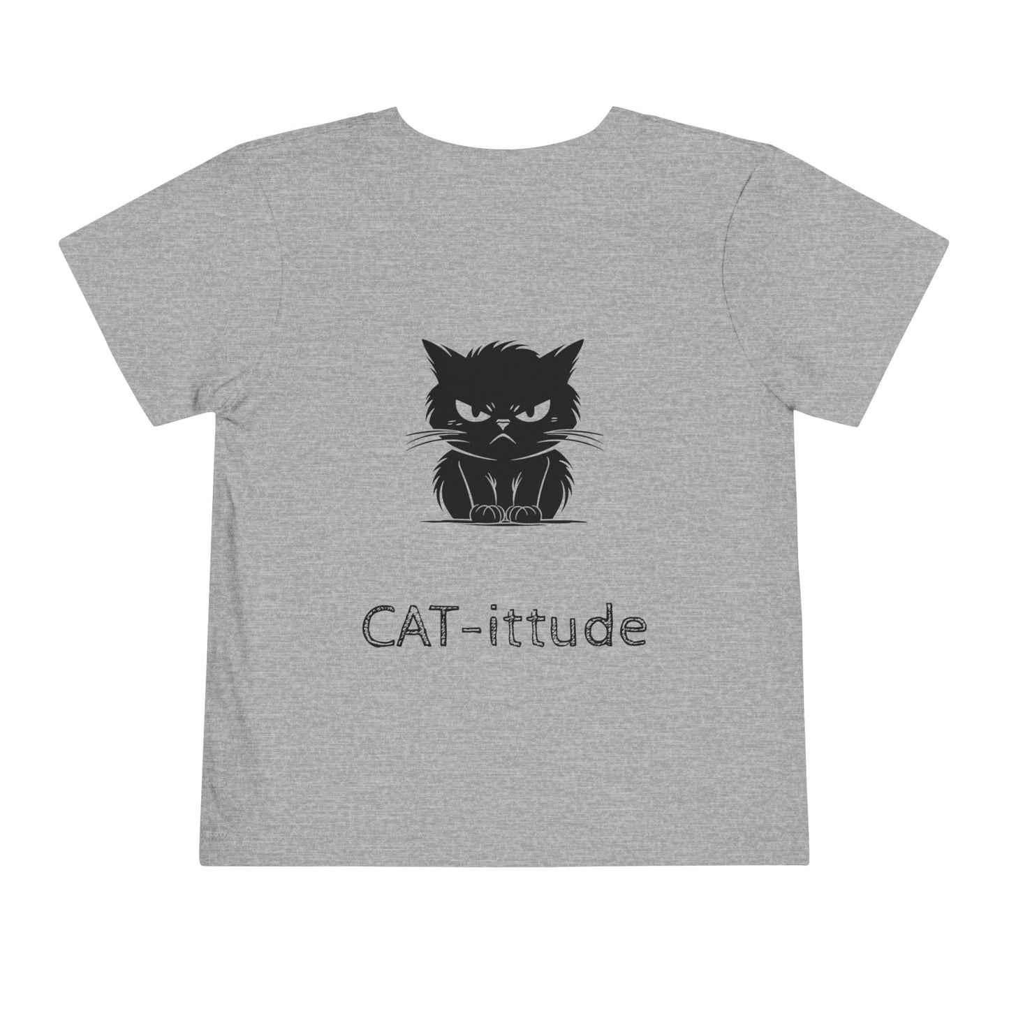 CAT-itude Toddler Unisex Short Sleeve Crewneck Tee