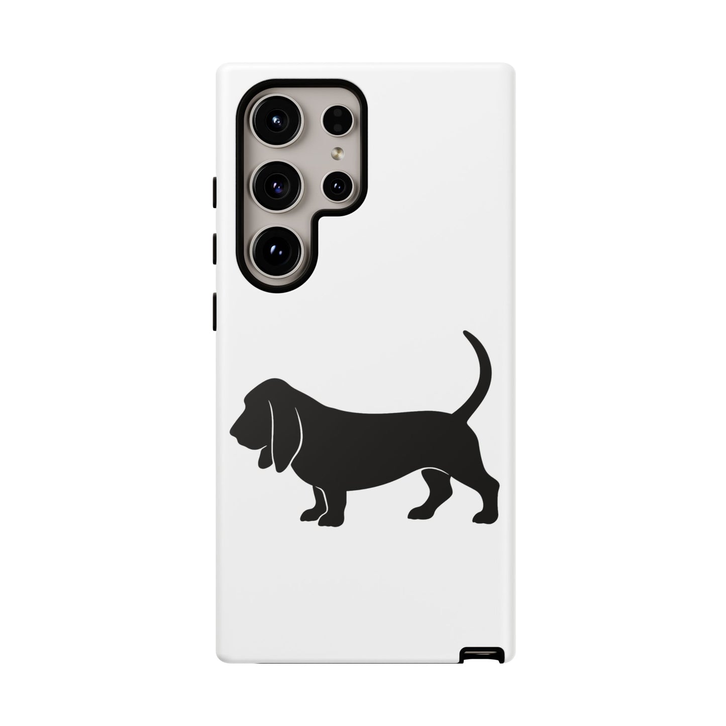 Basset Hound Silhouette Samsung Case