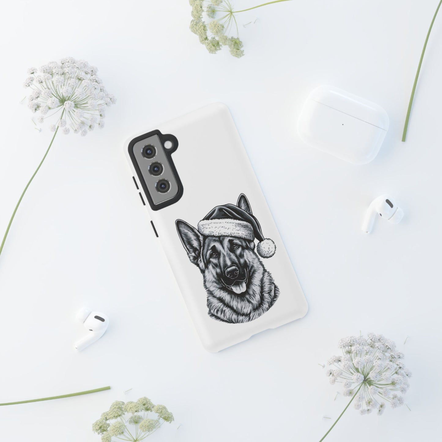 Santa Paws German Shepherd Samsung Case