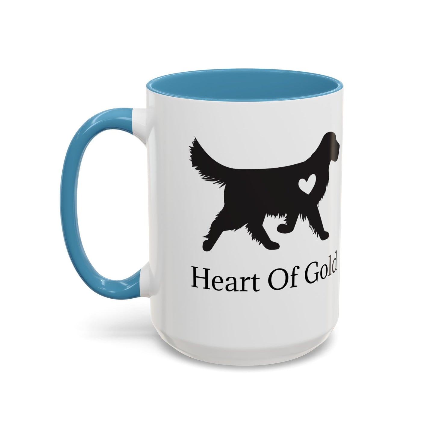 Heart Of Gold 2-Tone Coffee Mug